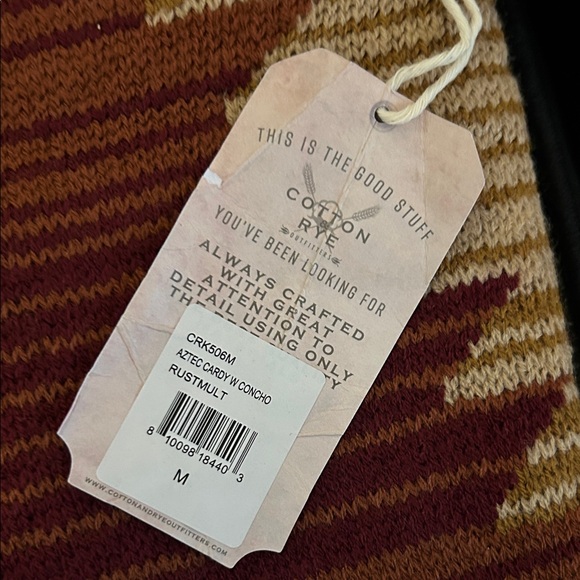 NWT Women's Aztec Cardigan - Brown - Picture 3 of 5